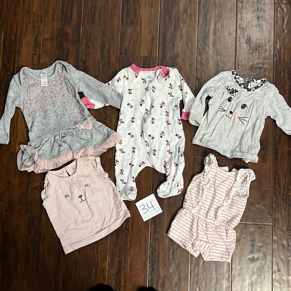 Baby girl outfit lot